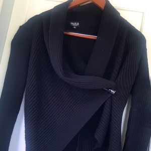 Black wrap cardi
